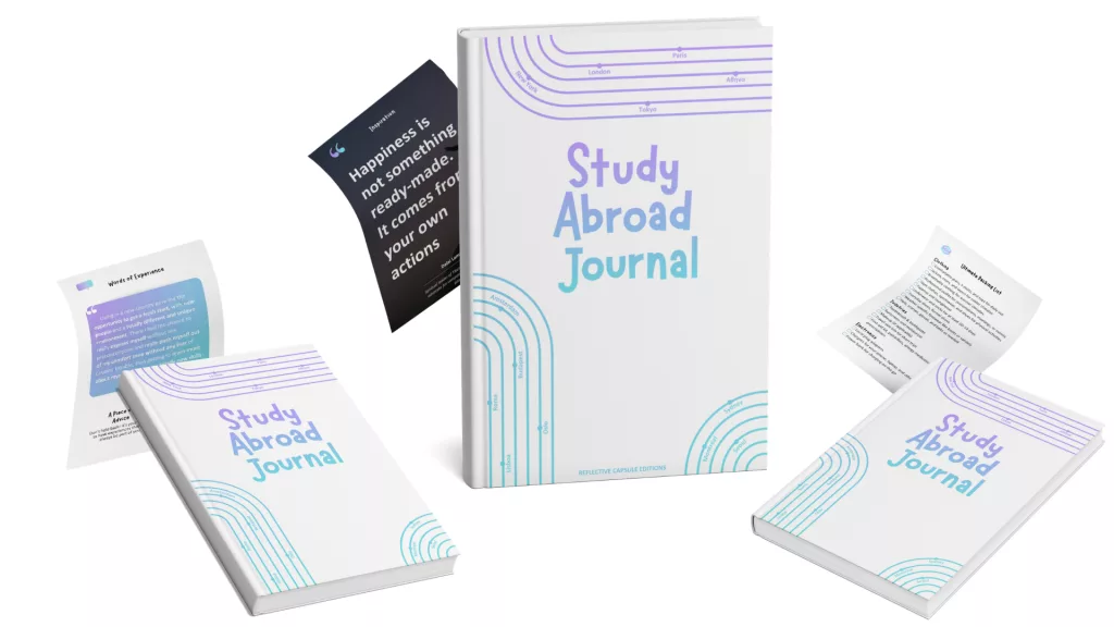 Study Abroad Journal homepage photo design